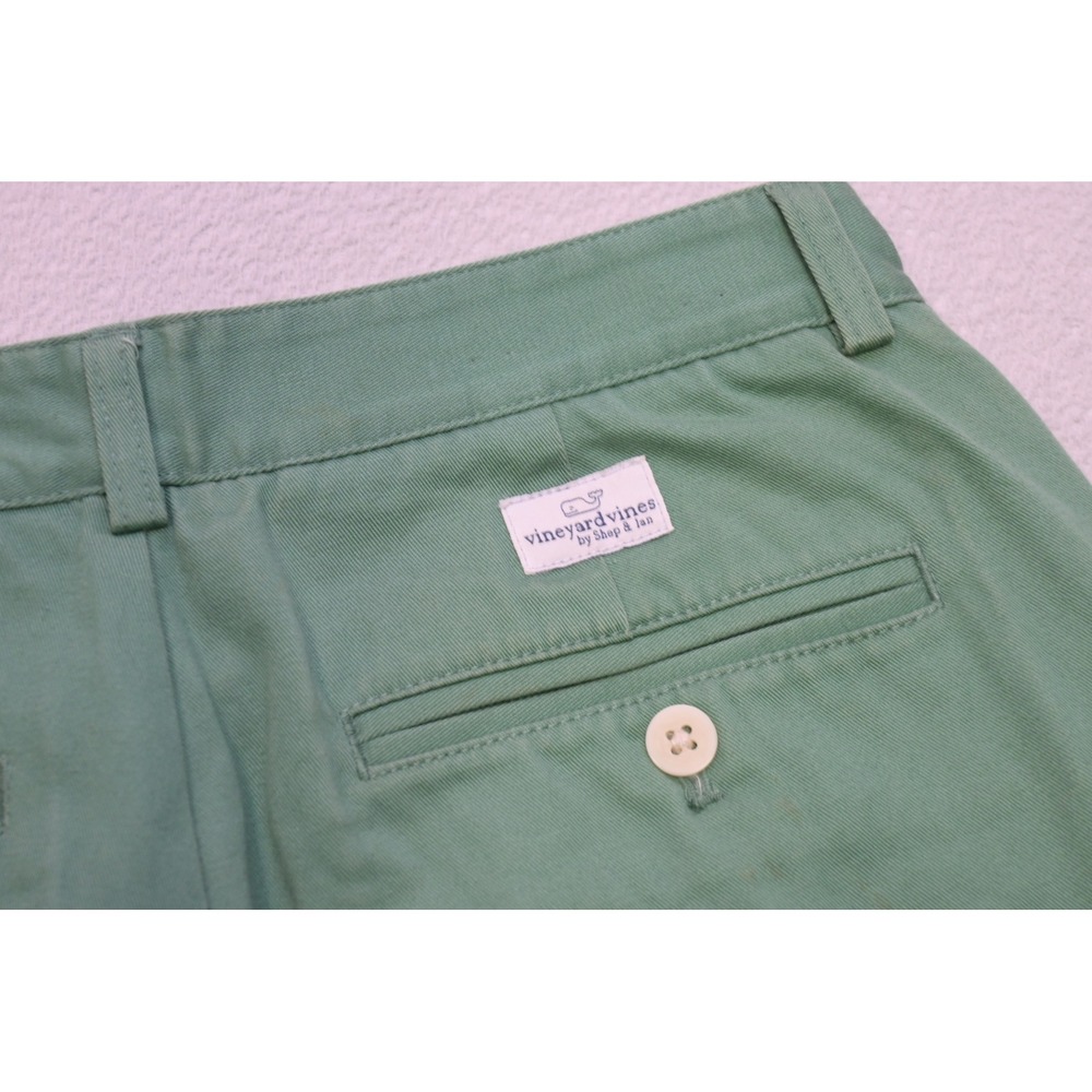 Vineyard Vines Club Pant Mens 28x32 Green Slim‎ Fit Cotton Twill Chinos